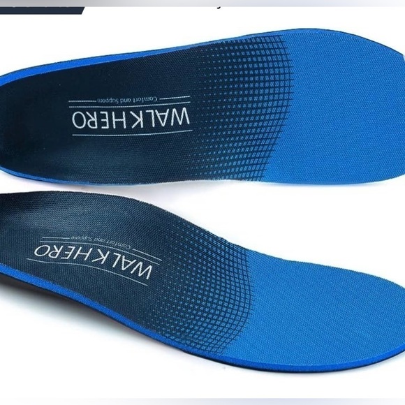 Walkhero Plantar Fasciitis Pain Relief Insoles High Arch Support Orthotic Shoes - Picture 4 of 9